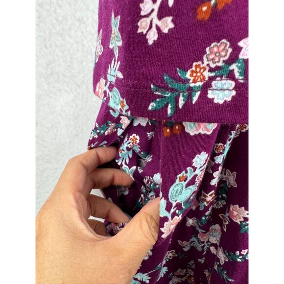 The Vermont Country store‎ floral 3/4 sleeve jersey knit dress sz 2X - Picture 3 of 8